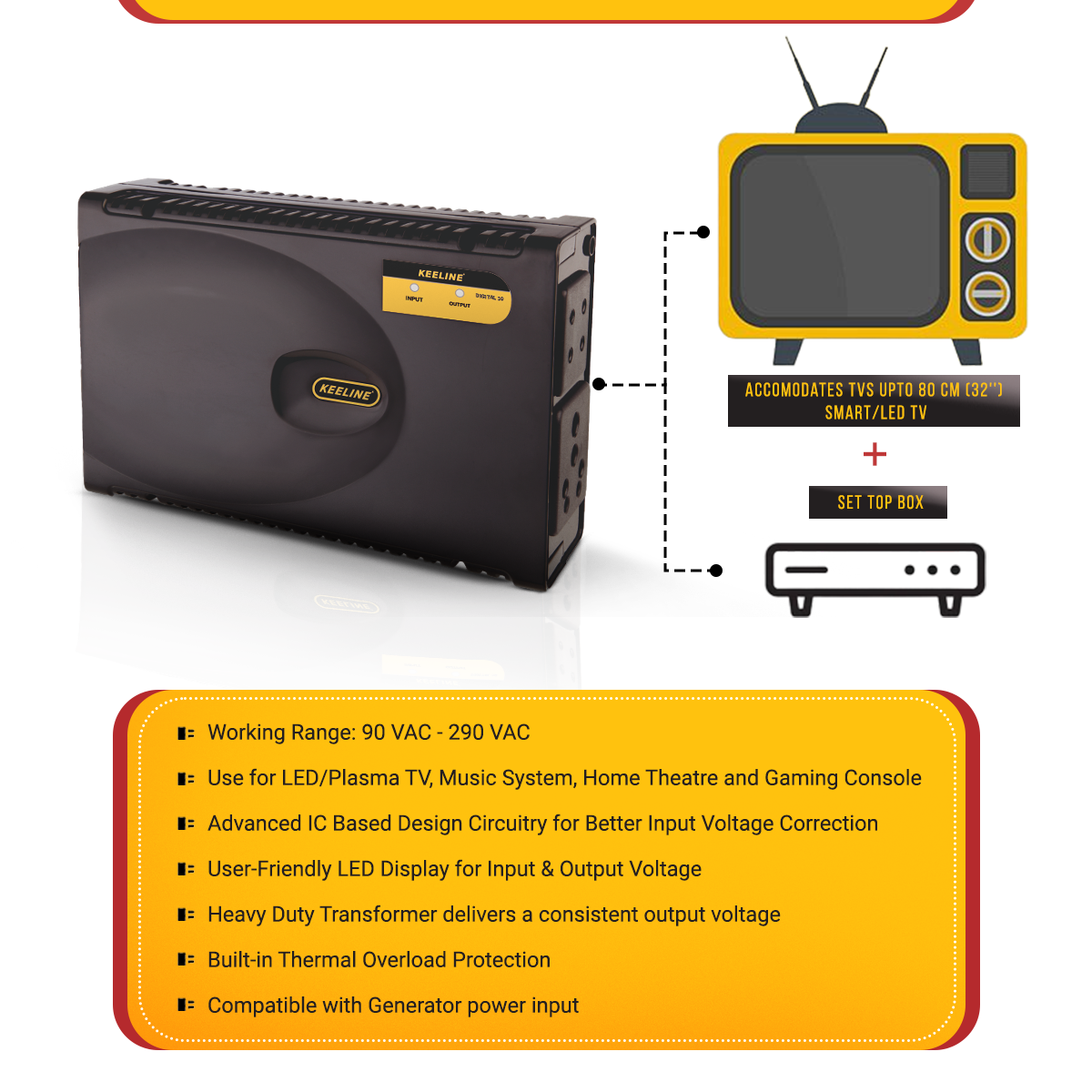 Digital 30 TV Stabilizer