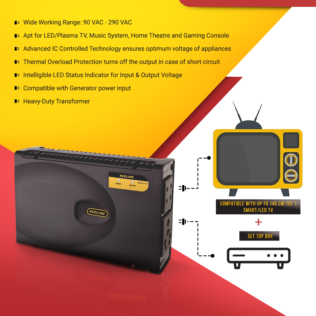 Digital 150 TV Stabilizer